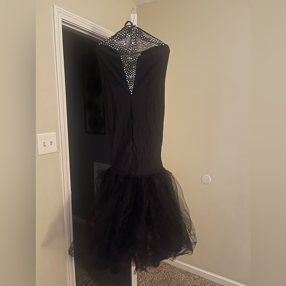 Black couture dress for sale